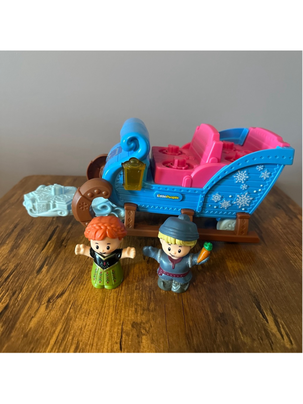 Little People Frozen Sleigh Playset Anna Kristoff Disney Princess Toy